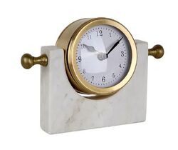Buy NATURAL MARBLE CLOCK from Ebarza Furniture in UAE