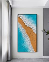 Buy  HAND PAINTED PAINTING WITH BLACK FRAME  from Ebarza Furniture in UAE