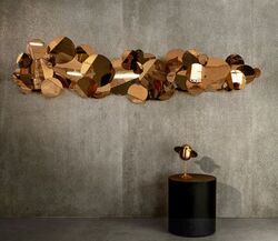 Buy BUBBLES HANDCRAFTED STAINLESS STEEL ARTWORK  from Ebarza Furniture in UAE