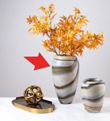 Buy HANDMADE DECORATIVE GLASS VASE from Ebarza Furniture in UAE
