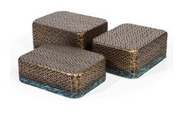 Buy SET OF 3 DOMINO COFFEE TABLE from Ebarza Furniture in UAE