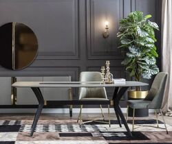 Buy GREY DINING TABLE  from Ebarza Furniture in UAE