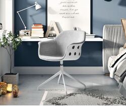 Buy CLASSIC ALUMINUM OFFICE CHAIR CHE-048-W from Ebarza Furniture in UAE