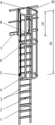 Spiral Stairscase Catladder Anufacturer 0543839003 | Sp