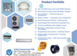 Buy AIR CURTAIN SUPPLIES SIZE : 900MM, 1200MM, 1500MM, from Pride Powermech Fze in UAE