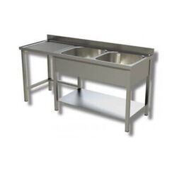 Double bowl sink unit from Trust Kitchens Equipment Trading Abu Dhabi, 