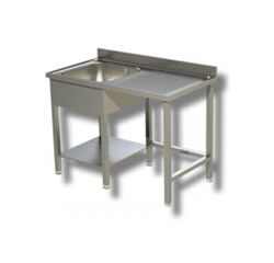 Single bowl sink unit from Trust Kitchens Equipment Trading Abu Dhabi, 