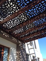 Buy WOODEN MESH ROOF from Melody Technical Services in UAE