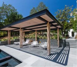 Buy  WOODEN CAR PARKING SHADE  from Melody Technical Services in UAE