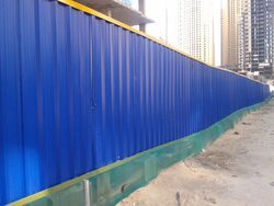 Buy CORRUGATED SHEET HOARDING STEEL FENCE from Champions Energy Inc. in UAE