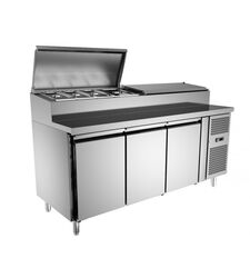 Buy PIZZA PREPARATION REFRIGERATED COUNTER  from Al Diwan Refrigeration & Steel Llc in UAE