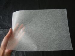wax coated paper of camphor
