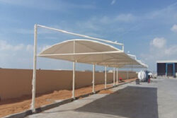 Buy TOP SUPPORT CANTILEVER CAR PARKING SHADES from Al Mumtaz Tents in UAE