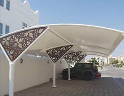 Buy ARCH CANTILEVER CAR PARKING SHADES from Al Mumtaz Tents in UAE