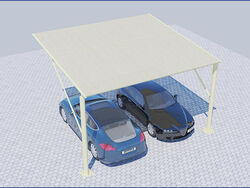 Buy FLAT ROOF CAR PARKING SHADES from Al Mumtaz Tents in UAE