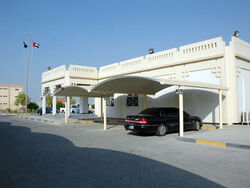 Buy K SPAN CAR PARKING SHADES from Al Mumtaz Tents in UAE