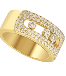 Gold Diamond Ring from Luxury Souq Dubai, UNITED ARAB EMIRATES