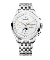 BAUME & MERCIER CLIFTON STAINLESS STEEL WATCH