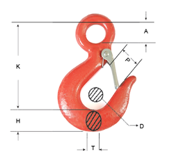 Buy  HOIST HOOK WITH LATCH from Starlift Trading L.l.c in UAE