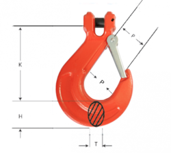 Buy CLEVIS SLING HOOK WITH LATCH from Starlift Trading L.l.c in UAE