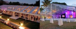 Buy TRANSPARENT TENTS RENTAL IN DUBAI from Al Muzalaat Building Maintenance Llc in UAE