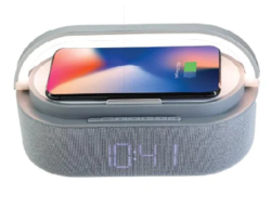 Bluetooth Speaker with Digital Alarm Clock