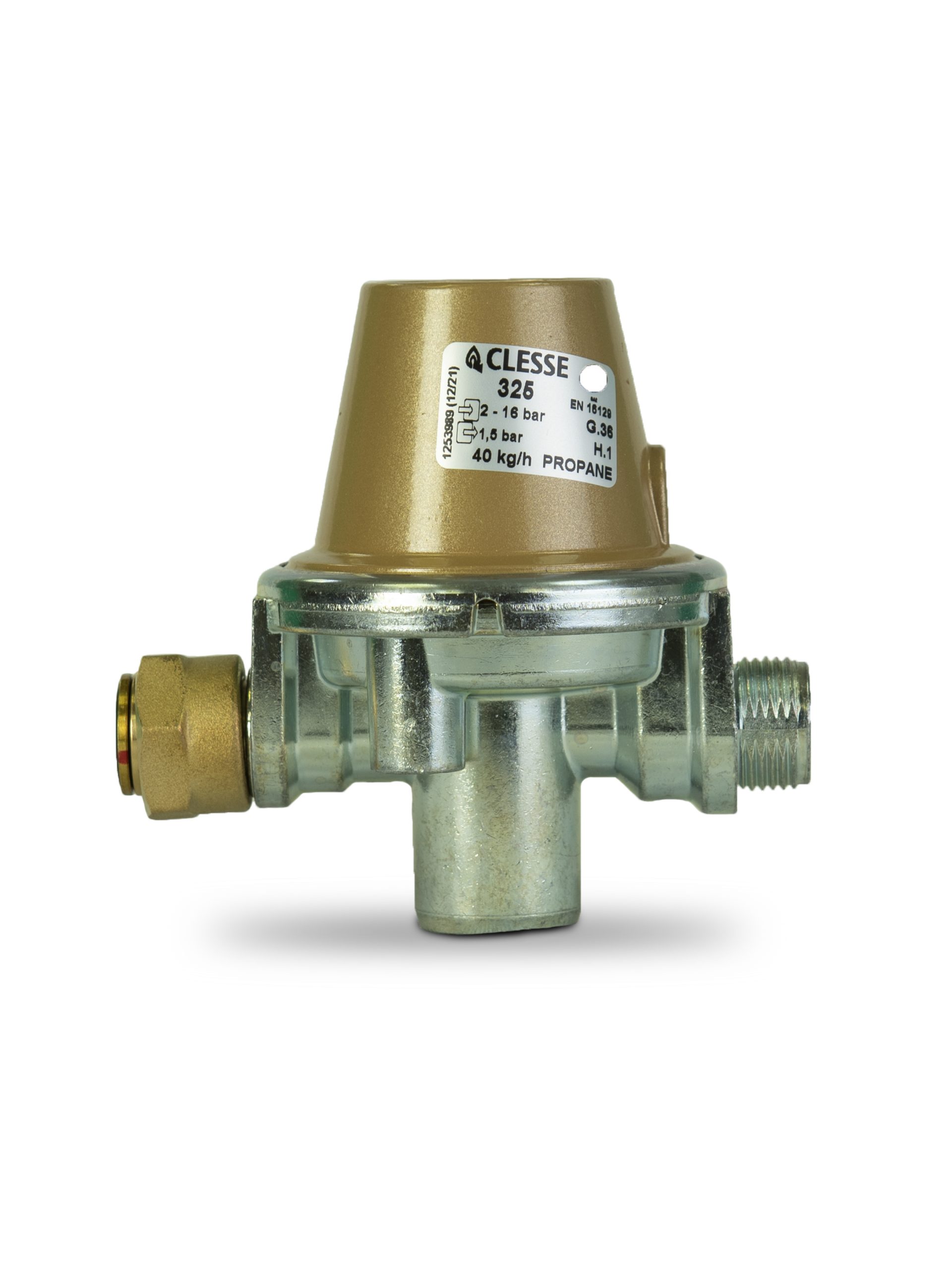 FIRST STAGE ADJUSTABLE REGULATOR 40KG/HR.  P.IN2-16 BAR P.OUT1.5 BAR from Gas Equipment Company Llc Abu Dhabi, UNITED ARAB EMIRATES