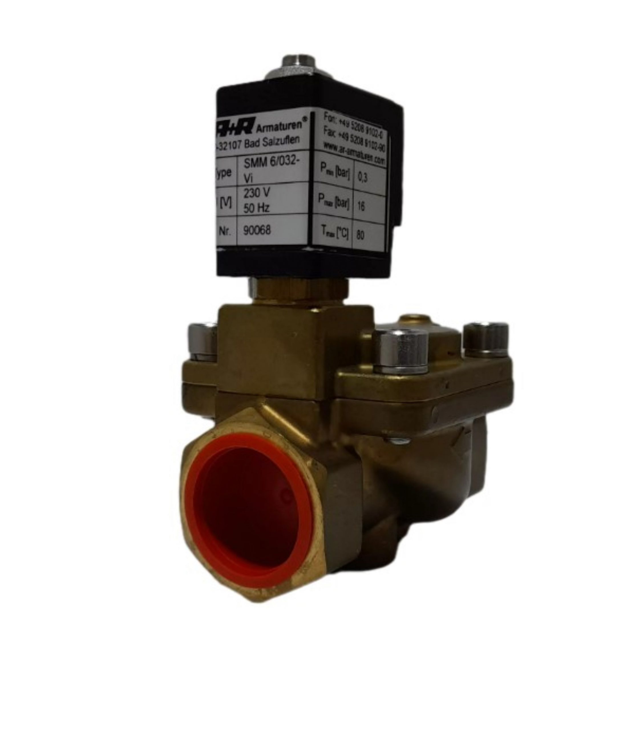 SOLENOID VALVE 1 INCHES 240V AC NORMALLY CLOSED WITH NORMAL COIL 0.3-16 BAR in UAE