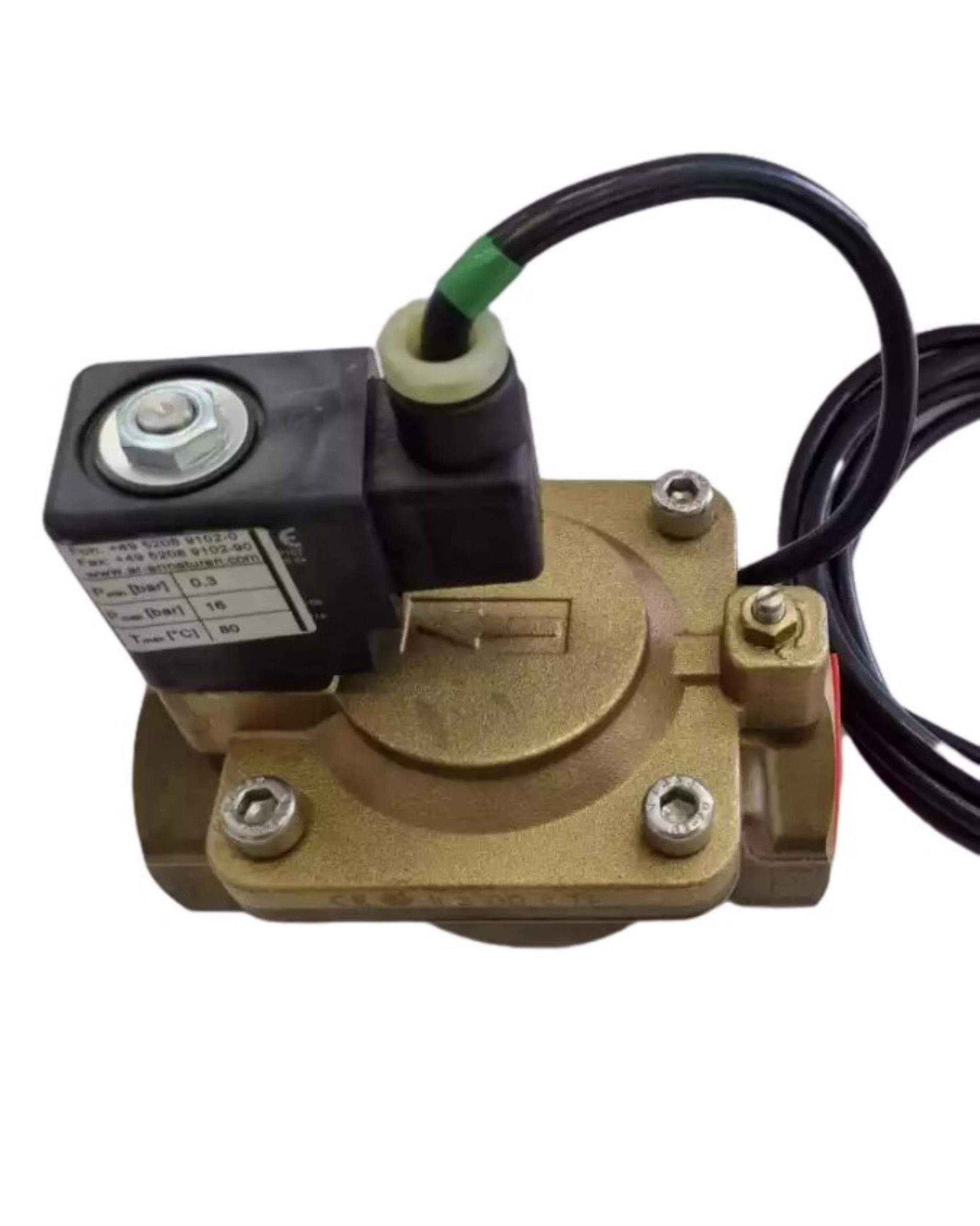SOLENOID VALVE 2 INCHES 240V AC NORMALLY OPEN 0.3-16 BAR in UAE