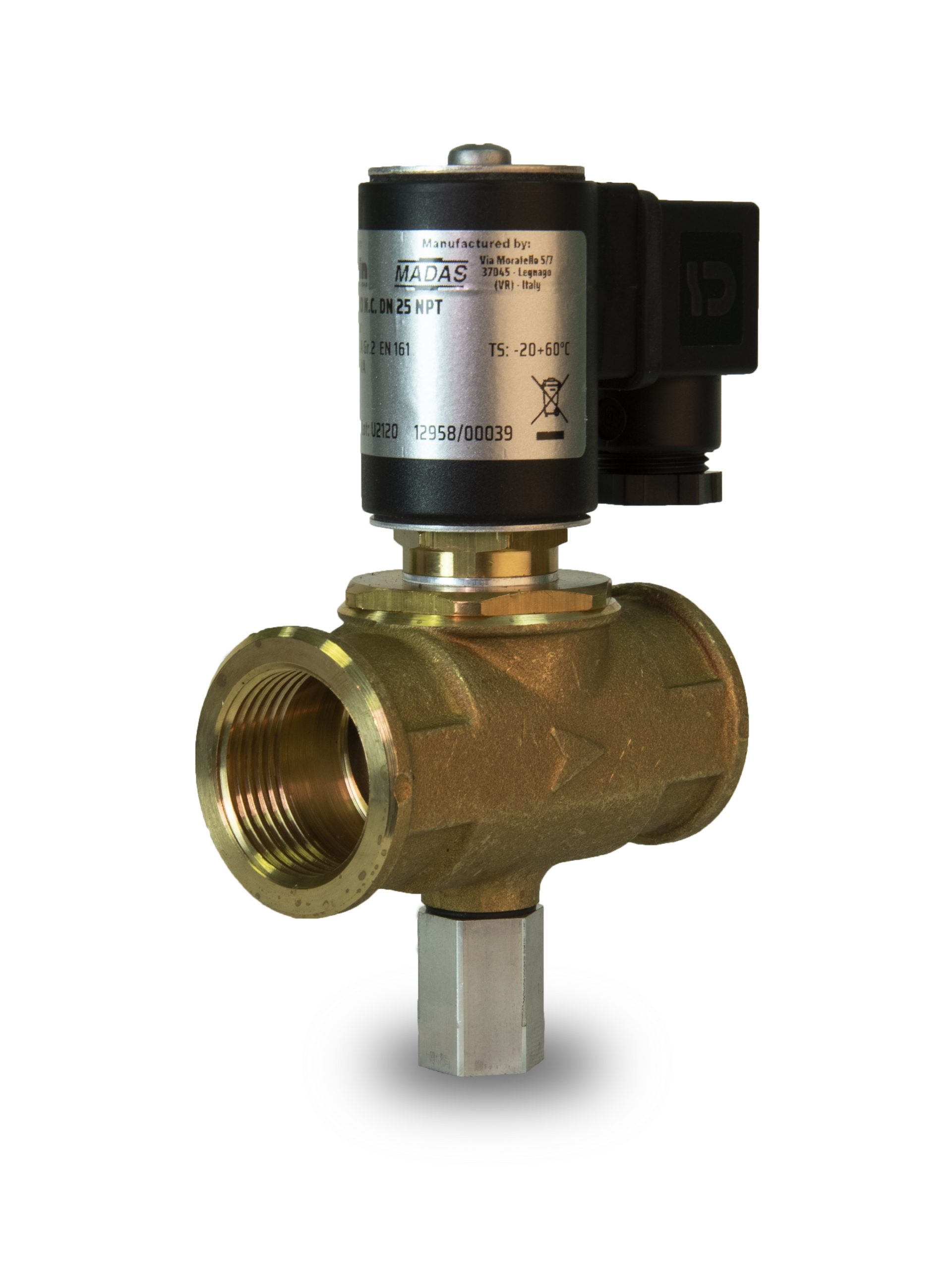 SOLENOID VALVE  1 Inches 24V DC NORMALLY CLOSED  0-6 BAR from Gas Equipment Company Llc Abu Dhabi, UNITED ARAB EMIRATES