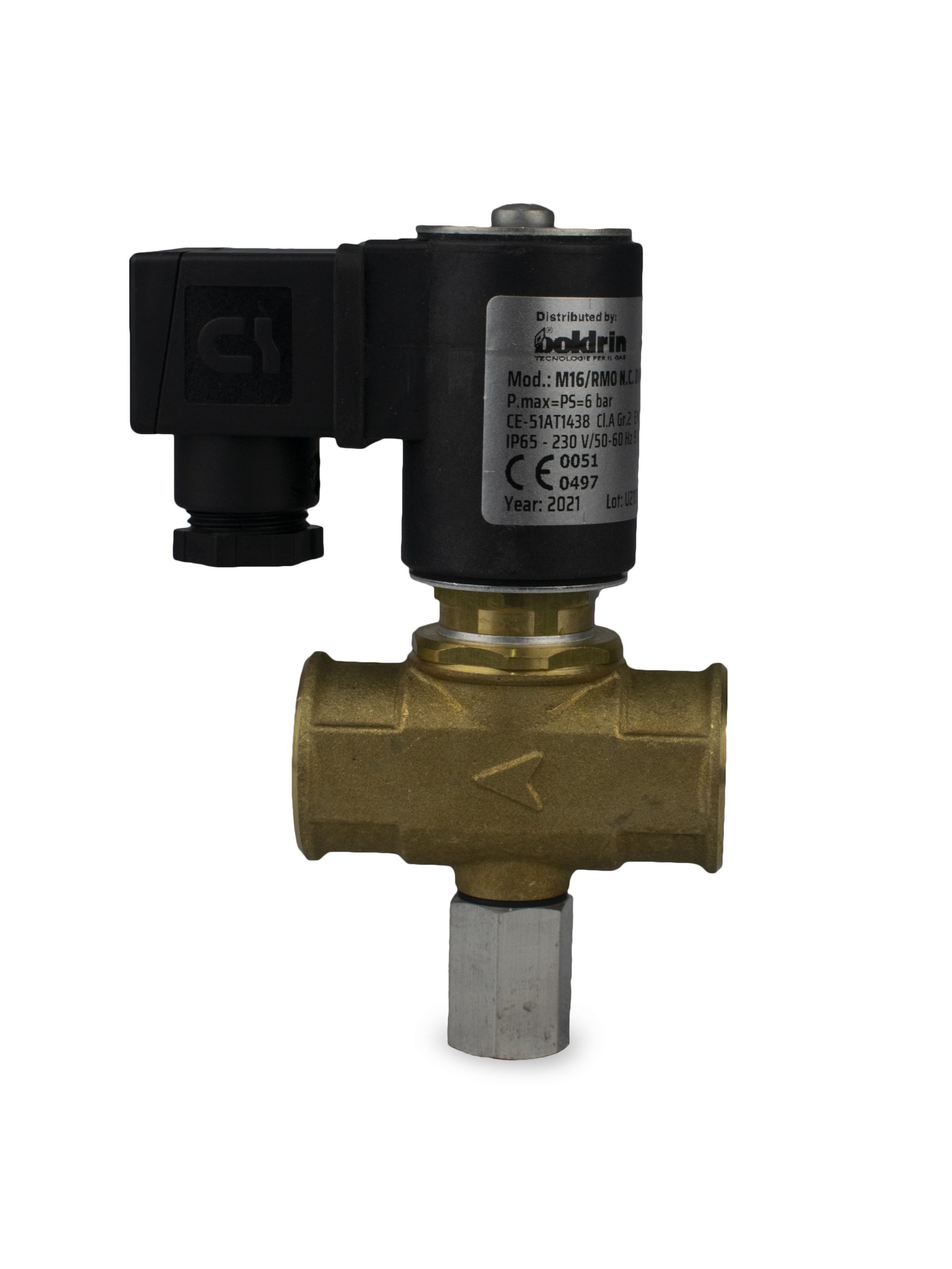 SOLENOID VALVE 1/2 Inches 230V NORMALLY CLOSED 0-6 BAR