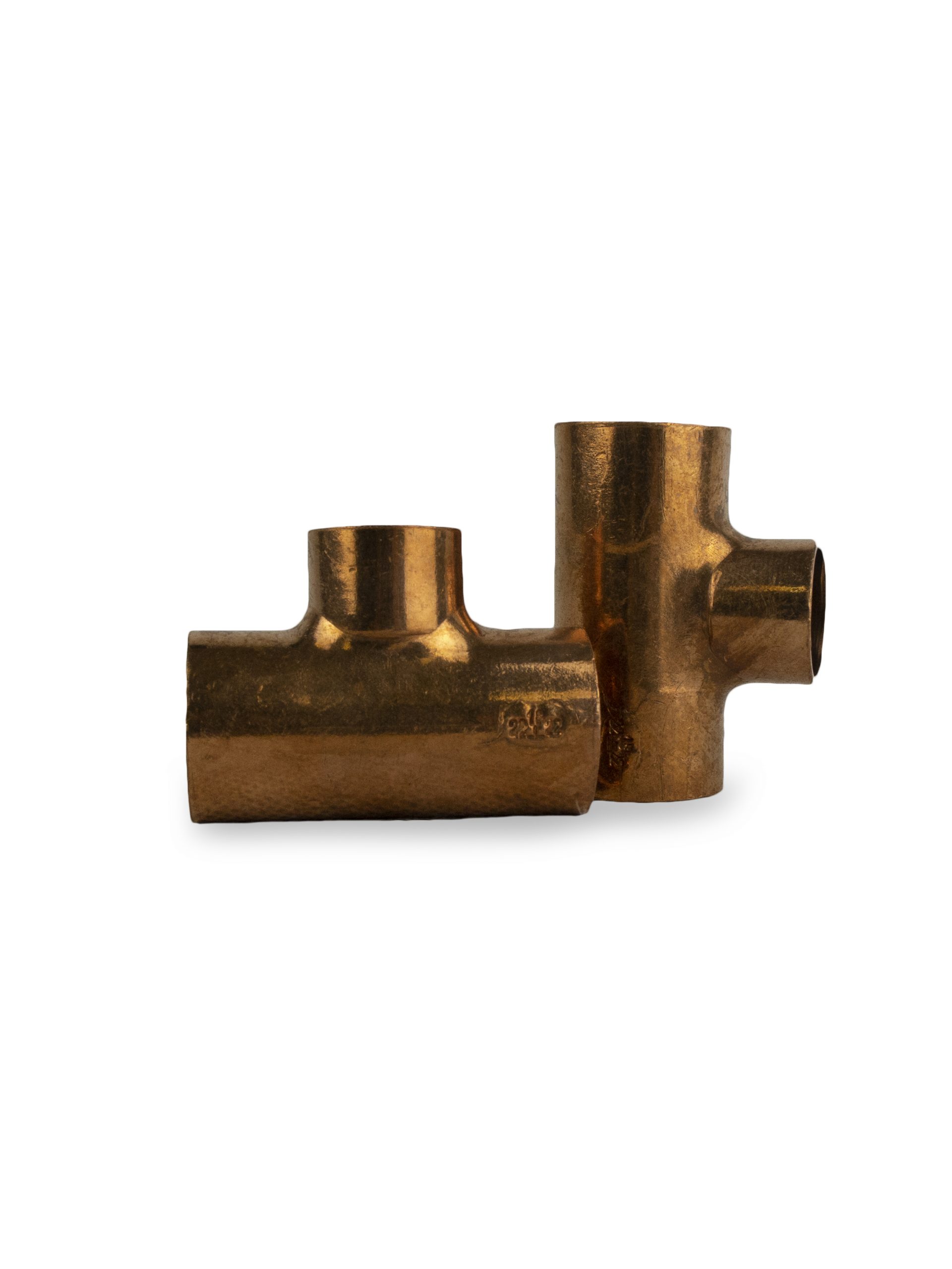 COPPER REDUCING TEE 22x18x22MM  CLESSE
