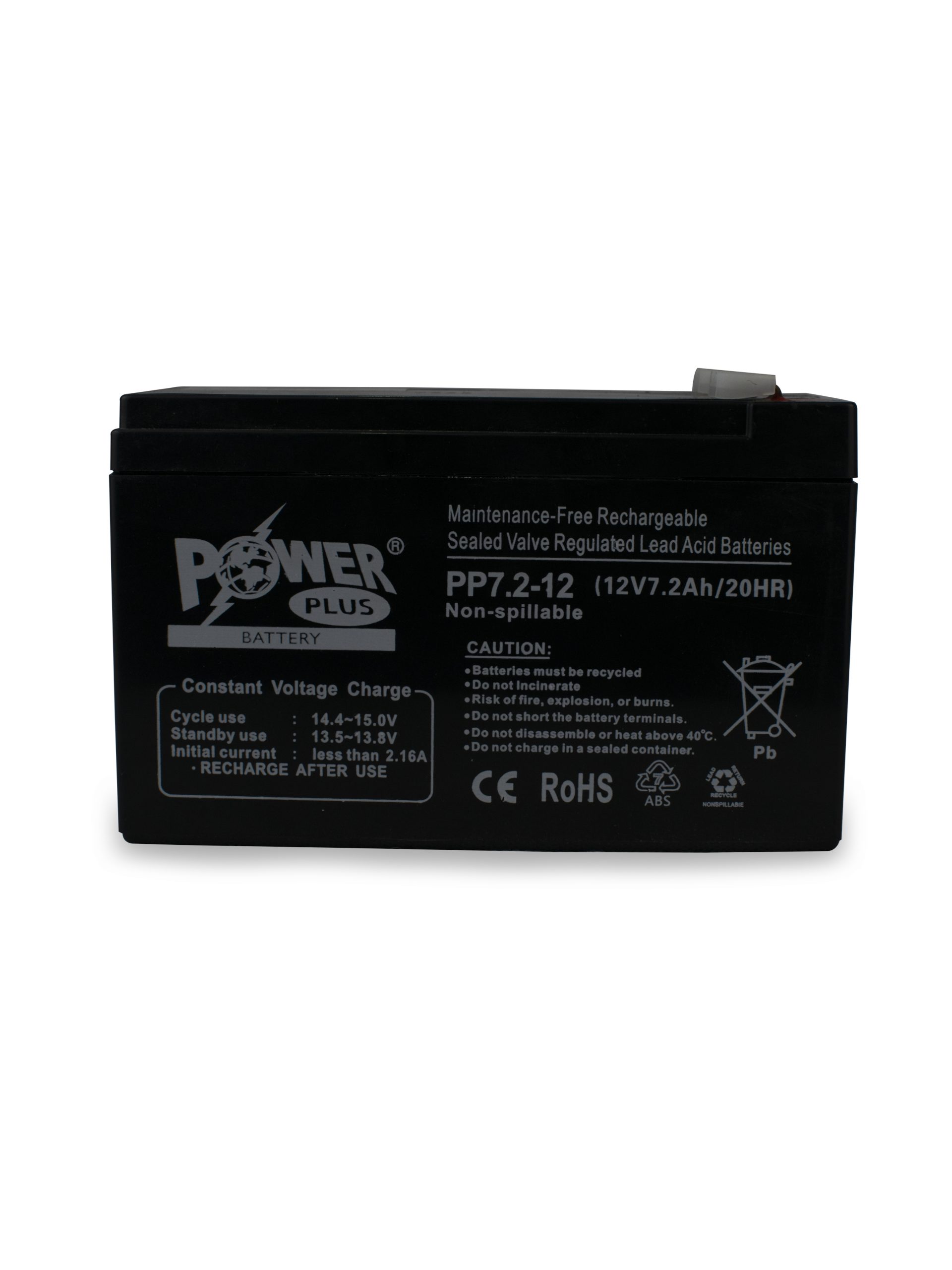 BATTERY FOR CONTROL PANEL12V 7 AMP ,  Power Plus