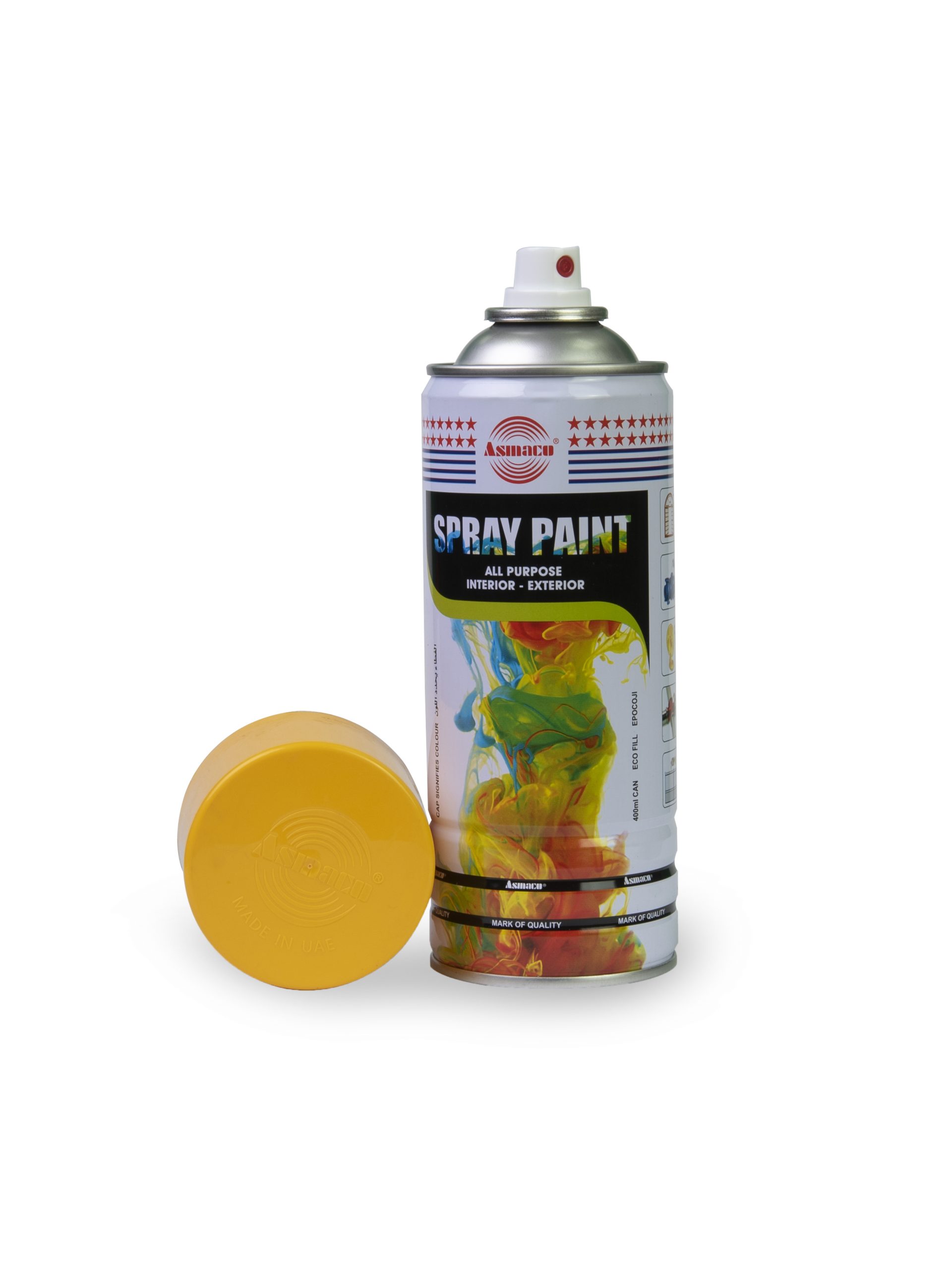 SPARY PAINT YELLOW COLOR