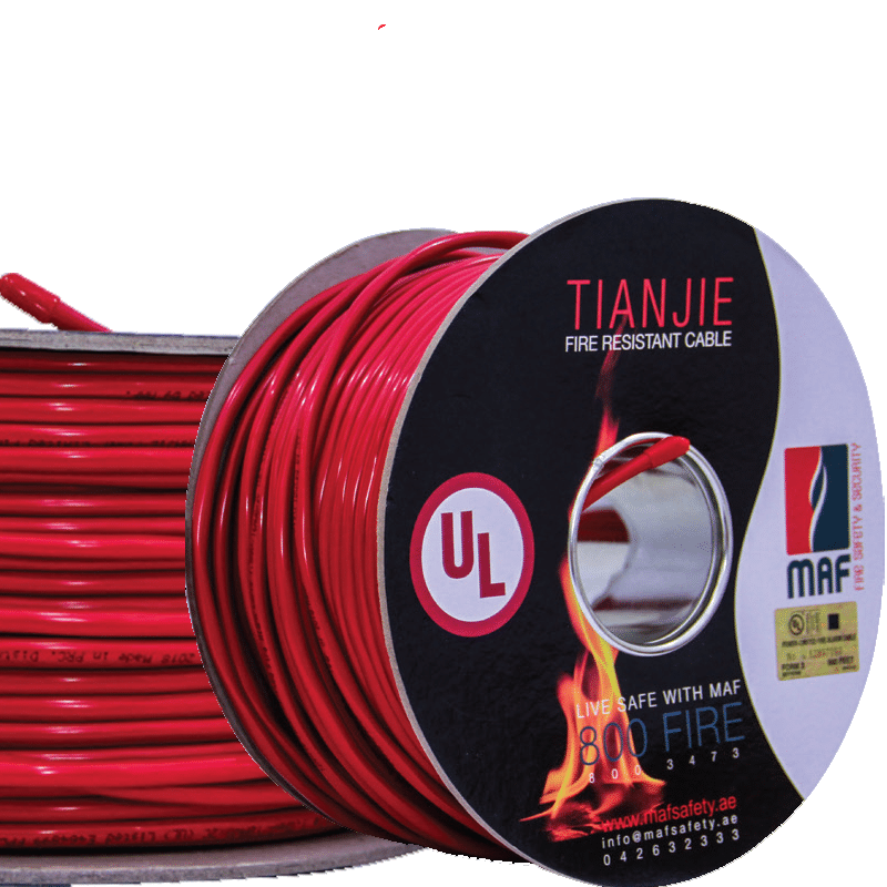 2 CORE 2.5 Sq Mm 100 Mtr UL Fire Resistant Shielded Cable