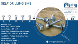 Self Drilling Sms from Piping Material Fujairah, UNITED ARAB EMIRATES