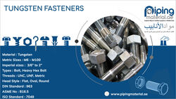 Tungsten Fasteners from Piping Material Fujairah, UNITED ARAB EMIRATES