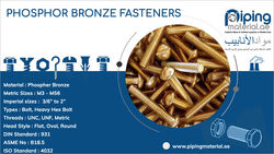 Phosphor Bronze Fasteners from Piping Material Fujairah, UNITED ARAB EMIRATES