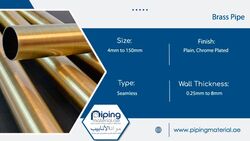 Brass Pipe from Piping Material Fujairah, UNITED ARAB EMIRATES