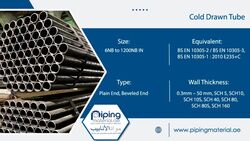 Cold Drawn Tubes from Piping Material Fujairah, UNITED ARAB EMIRATES