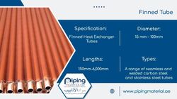 Finned Tube from Piping Material Fujairah, UNITED ARAB EMIRATES