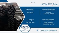 ASTM A213 Tube from Piping Material Fujairah, UNITED ARAB EMIRATES