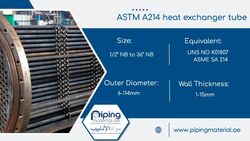 ASTM A214 Heat Exchanger Tube from Piping Material Fujairah, UNITED ARAB EMIRATES