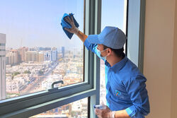 External Glass Cleaning from Neon Environment Services Abu Dhabi, UNITED ARAB EMIRATES