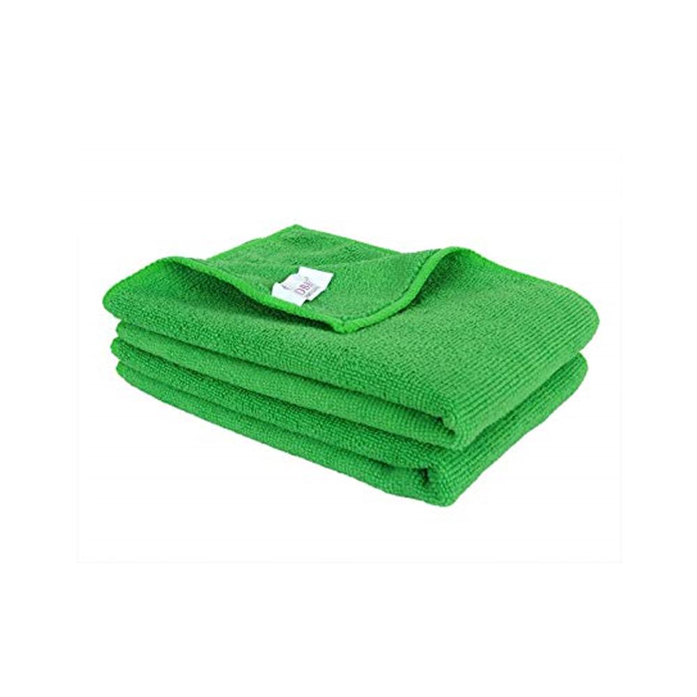 Buy 500GSM MICROFIBER TOWELS | 30 X 60 CM  4 PIECES | GREEN from Kaddah Cleaning Equipment in UAE