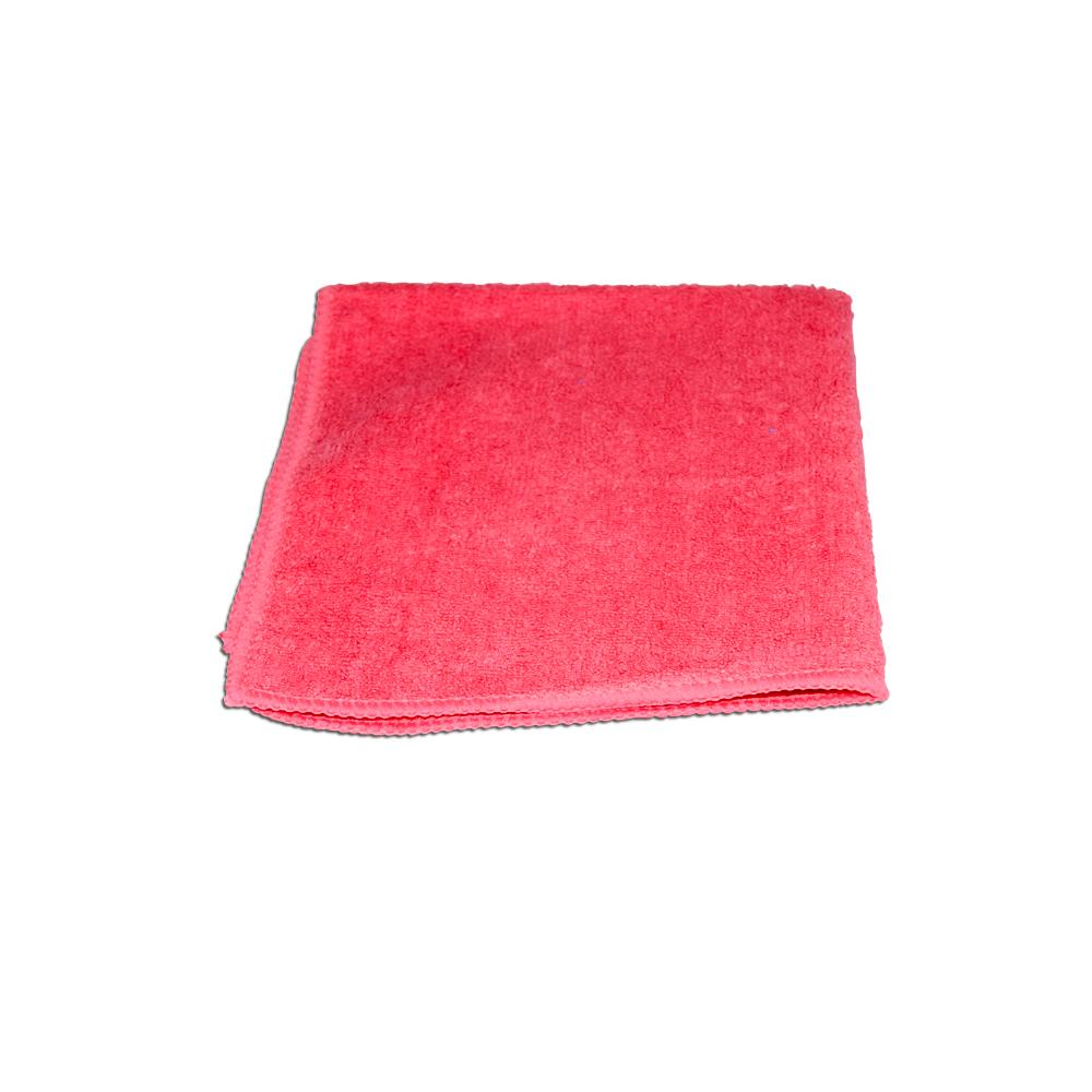 Buy 500GSM MICROFIBER TOWELS | 30 X 60 CM  4 PIECES| RED from Kaddah Cleaning Equipment in UAE
