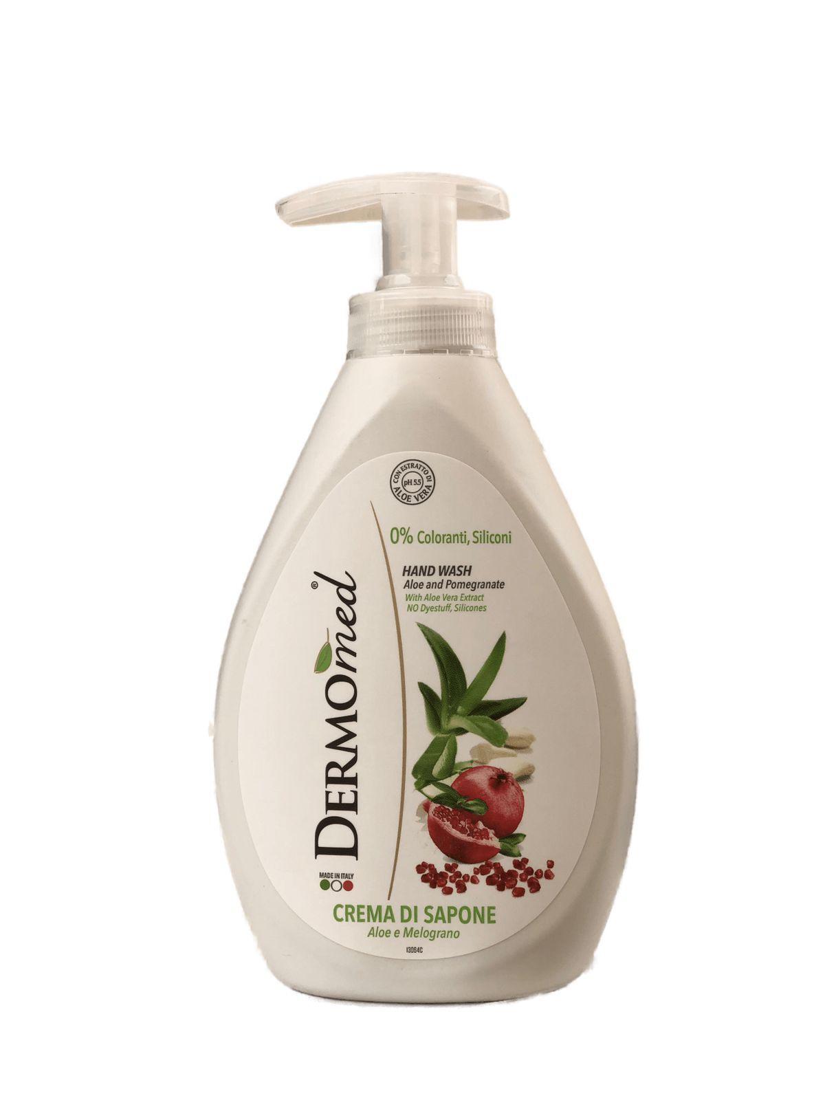 A Dozen of Dermomed Aloe And Pomegranate hand Wash 12 x 300ml - Chemicals in UAE Marketplace