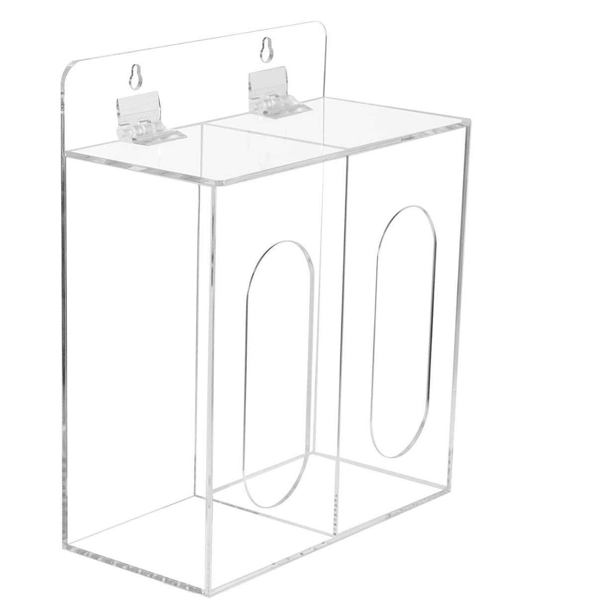 Acrylic Dispenser for Gloves and Hair Net 2 Grid - Cleaning in UAE Marketplace