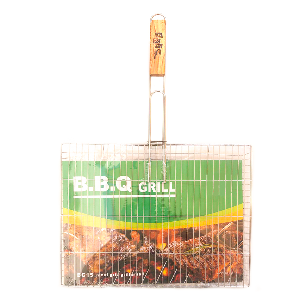 AKC |  Meat Grill Medium Square Handle| SILVER - Home & Garden in UAE Marketplace