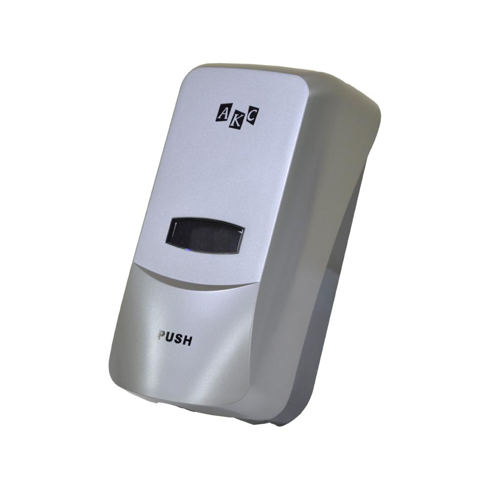 Buy AKC | SILVER COATED PLASTIC DISPENSER | 1 LTR from Kaddah Cleaning Equipment in UAE